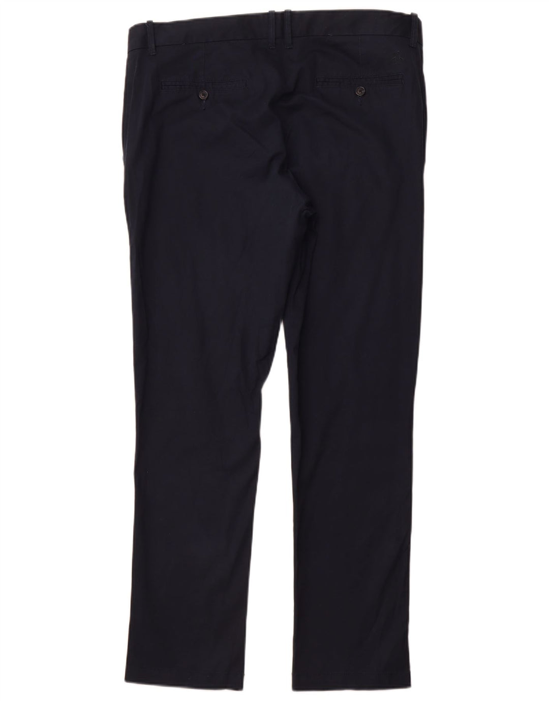 PENGUIN Pantaloni chino slim da uomo W36 L32 Blu navy