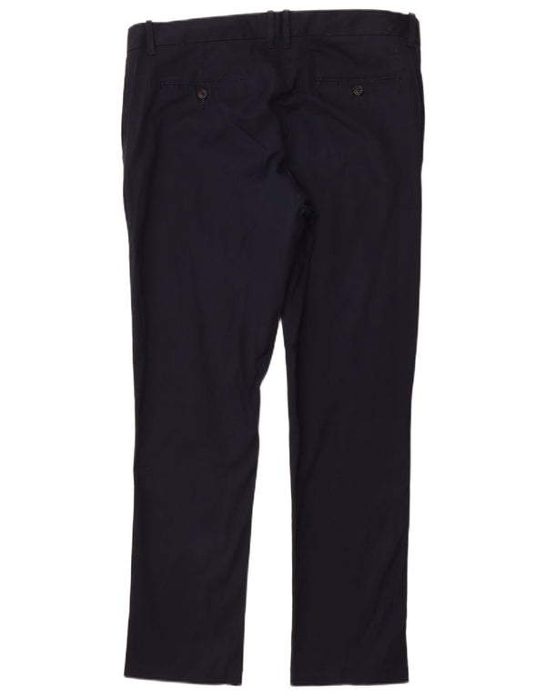 PENGUIN Pantaloni chino slim da uomo W36 L32 Blu navy