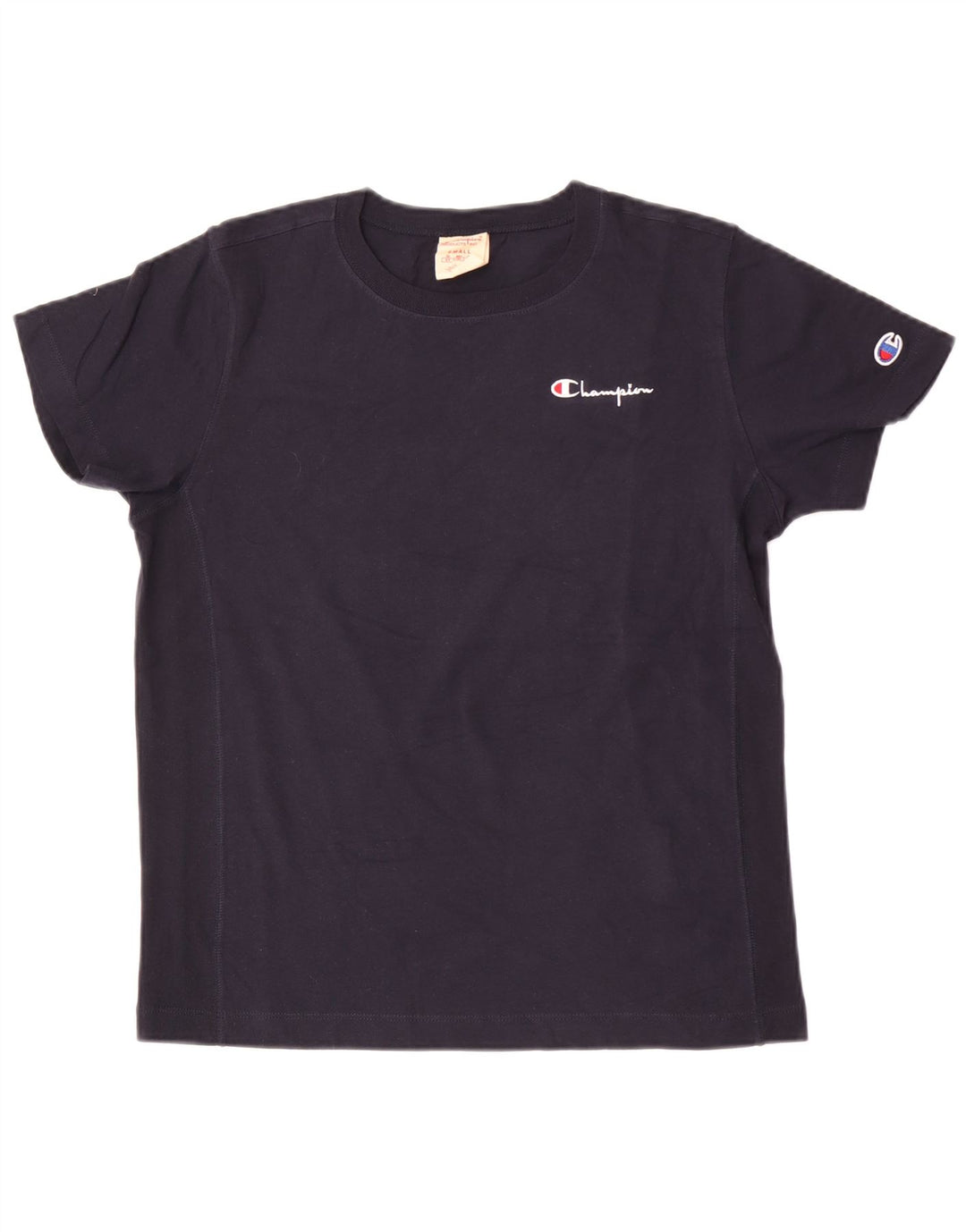 T-shirt da uomo Champion Top Small in cotone blu navy
