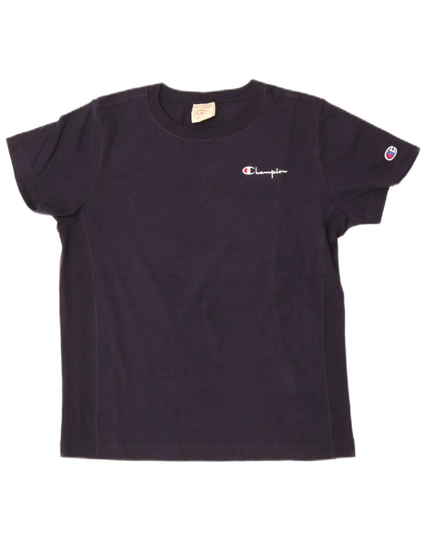 T-shirt da uomo Champion Top Small in cotone blu navy
