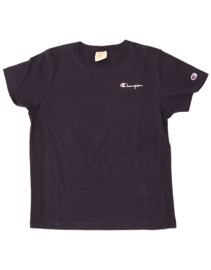 T-shirt da uomo Champion Top Small in cotone blu navy