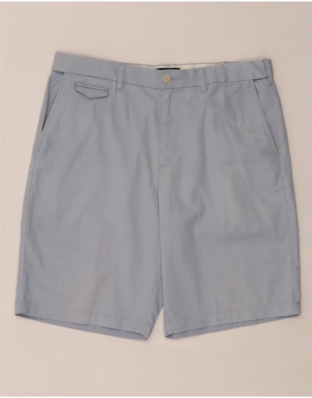 MARKS & SPENCER Pantaloncini chino da uomo blu Harbour W36 grande cotone blu