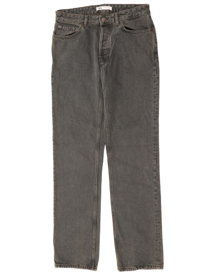 Jeans dritti da uomo Zara EU 40 M Medio W31 L33 Verde