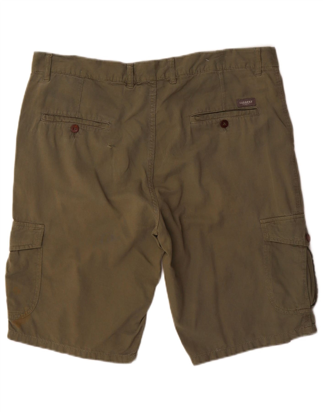 Pantaloncini cargo da uomo Carrera W36 grandi cotone kaki