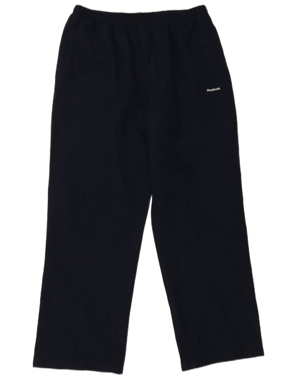 Reebok Womens Tracksuit Trousers UK 16 Large Navy Blue Polyester