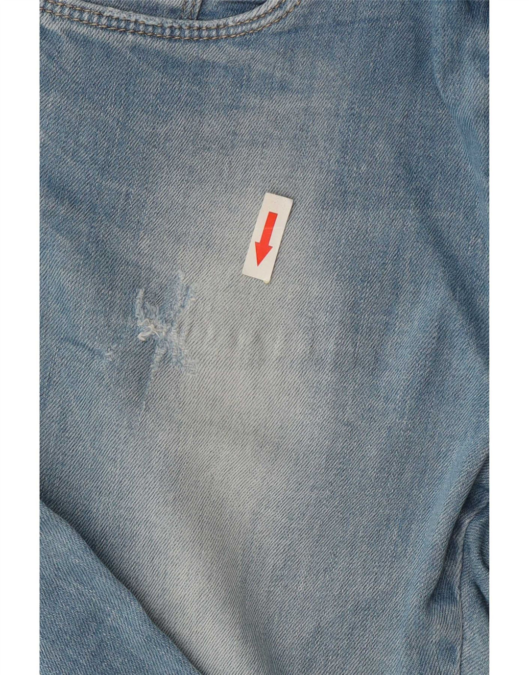 Jeans slim invecchiati Zara da donna EU 38 piccoli W28 L32 blu