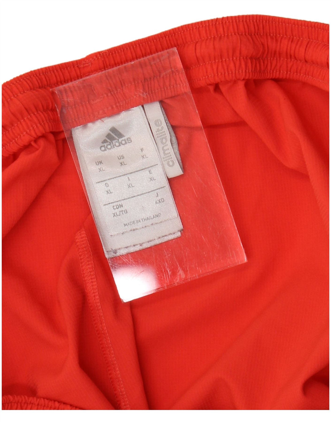Pantaloncini sportivi ADIDAS Climalite da uomo XL rosso poliestere