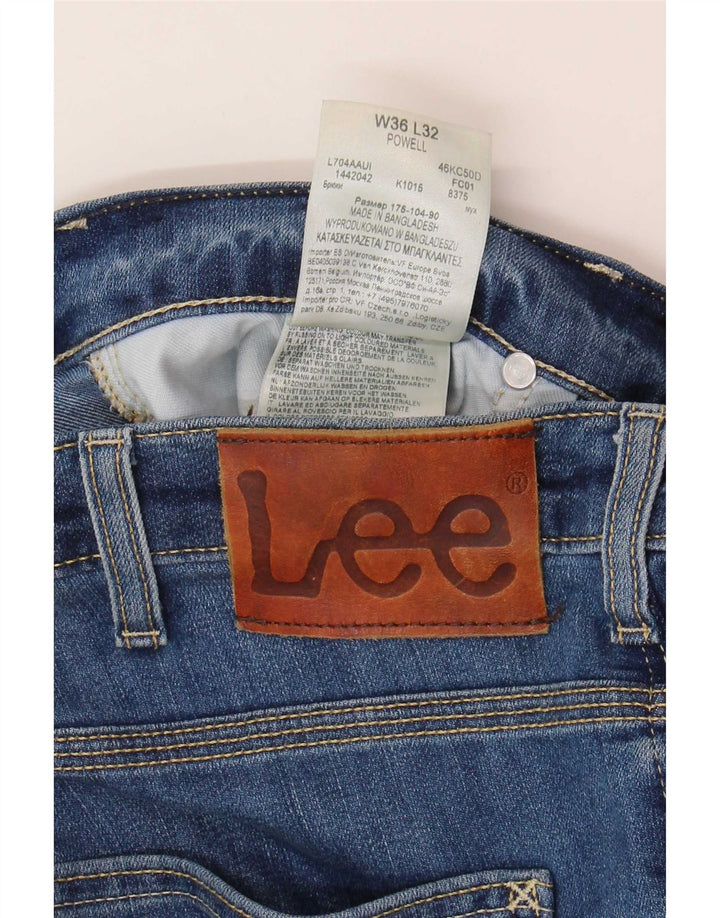 Jeans Lee Powell Slim da uomo W36 L32 in cotone blu