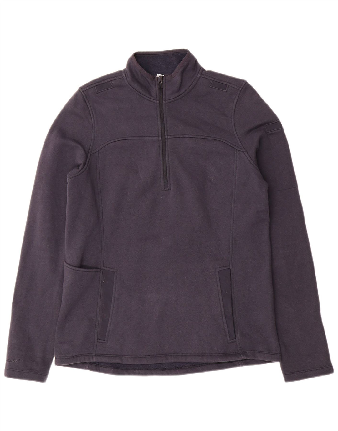 UNDER ARMOUR Felpa da uomo con collo con zip Cold Gear, maglione medio blu navy