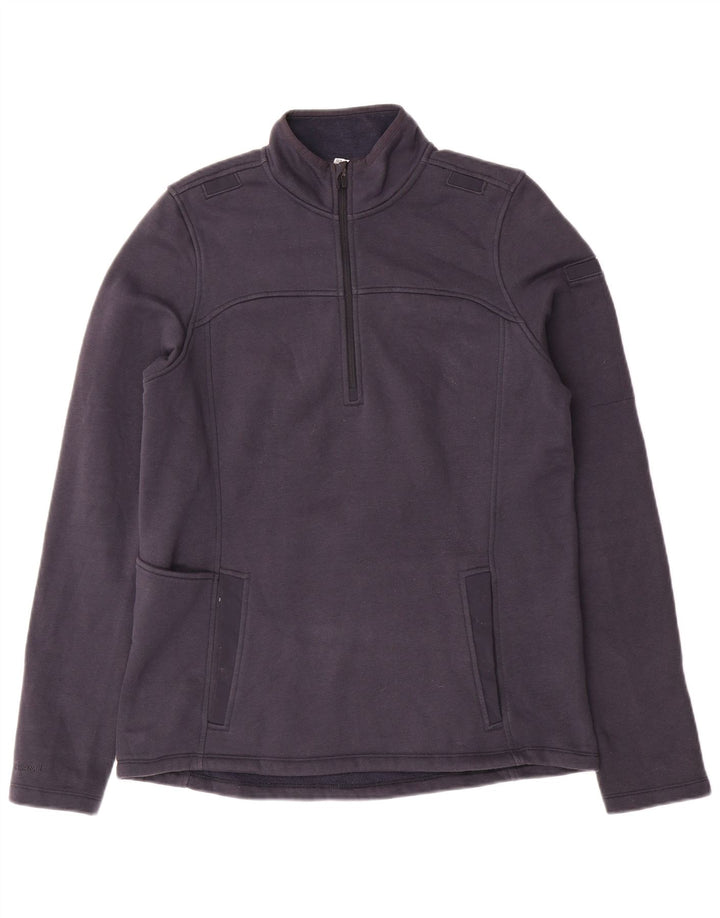 UNDER ARMOUR Felpa da uomo con collo con zip Cold Gear, maglione medio blu navy