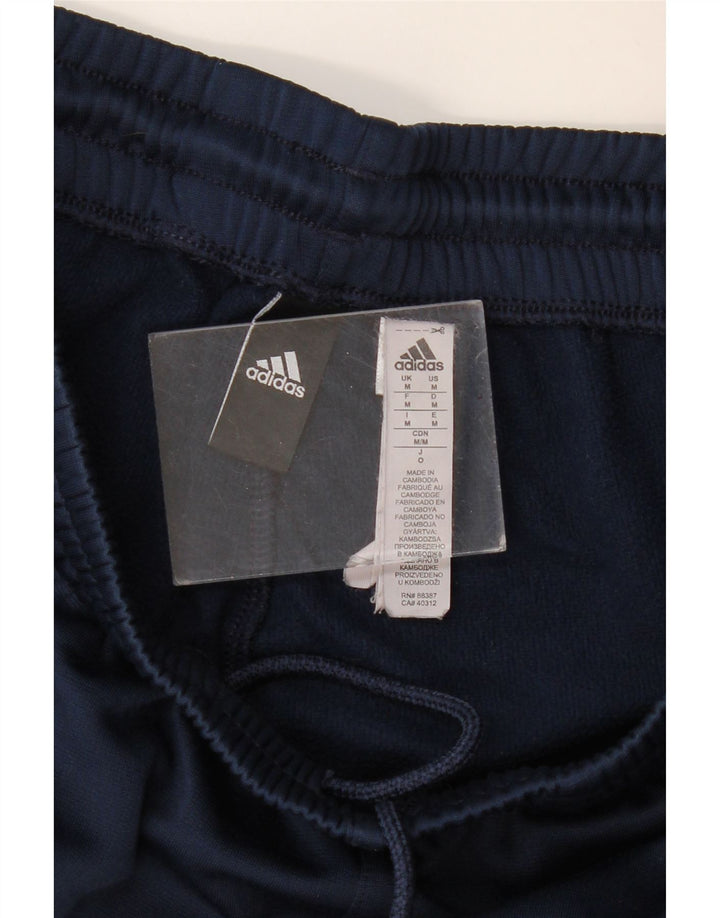 Pantaloni da tuta da uomo Adidas Joggers medi in poliestere blu navy