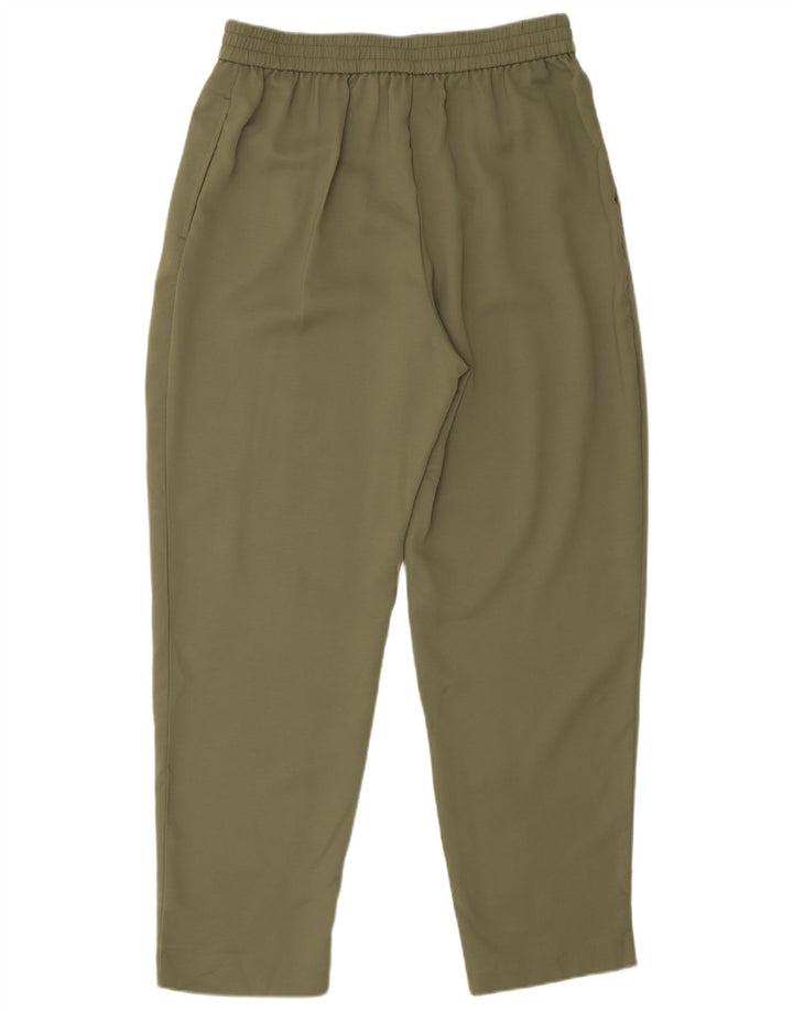 Pantaloni della tuta da donna Zara UK 8 Small Poliestere kaki