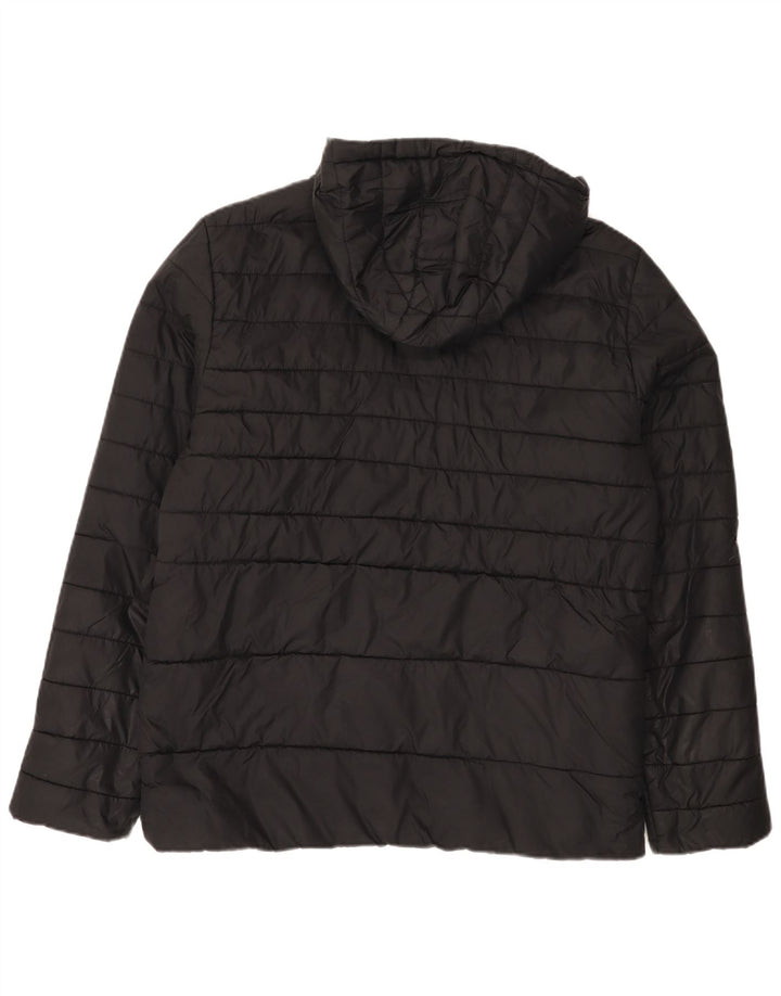 Giacca imbottita con cappuccio da uomo Jack & Jones UK 40 grande nera