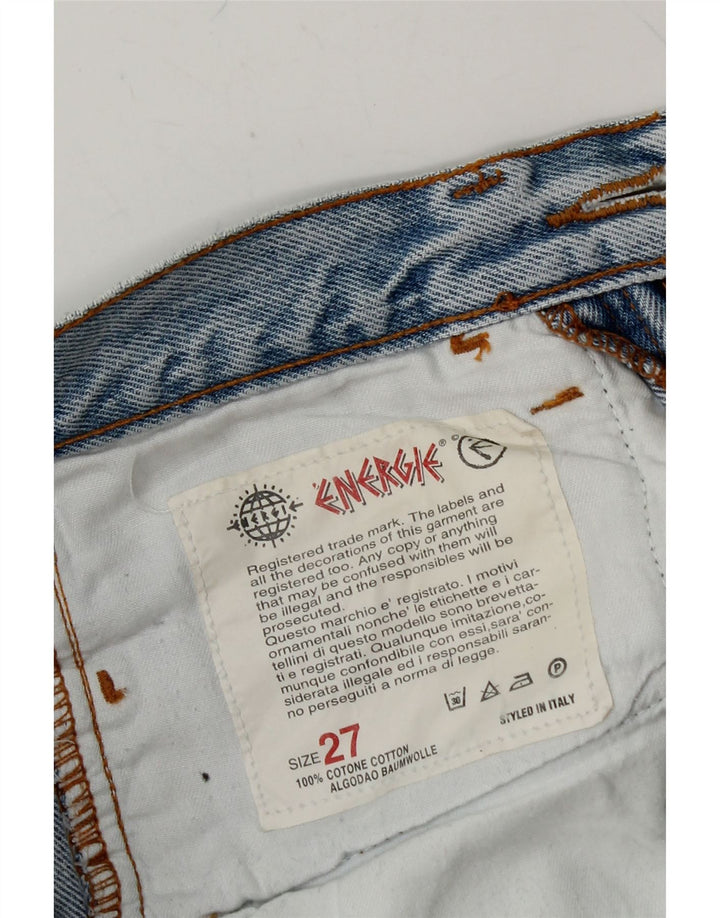 ENERGIE Womens Bootcut Jeans W27 L30 Blue Cotton
