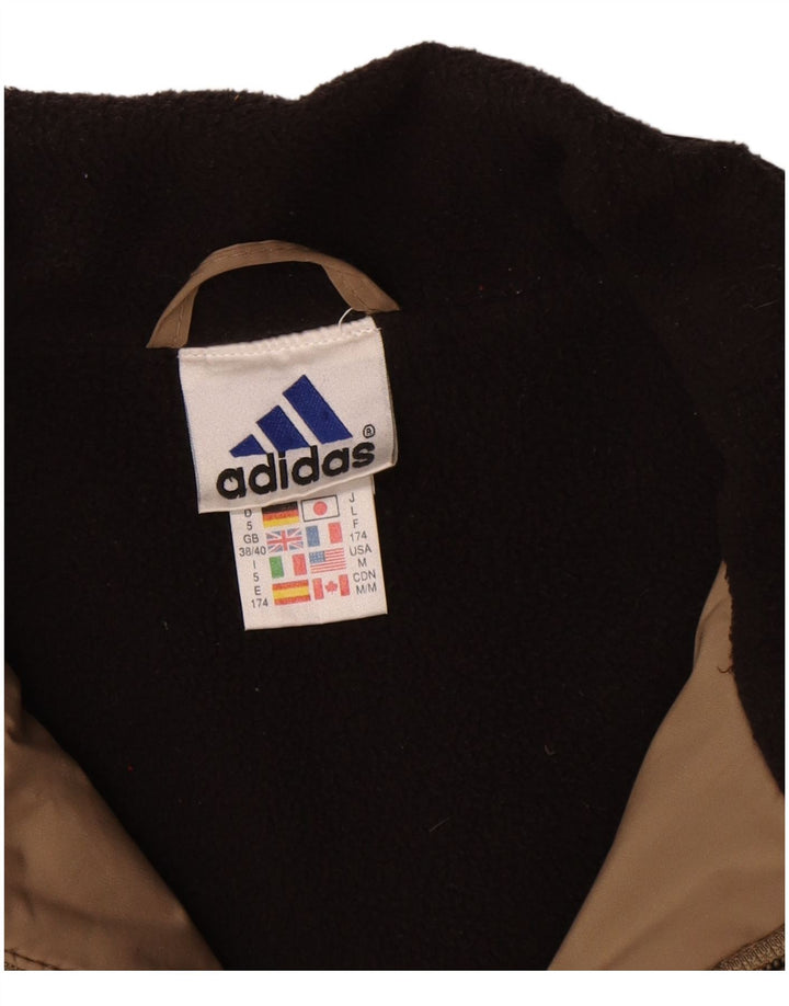 Giacca a vento Adidas da uomo vestibilità ampia UK 38/40 Poliestere beige medio