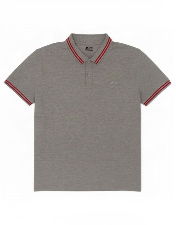 Polo da uomo Lotto Life 2XL Grigia chiazzata