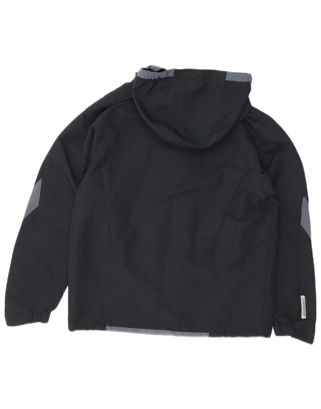 Giacca antipioggia con cappuccio da donna UMBRO UK 14 poliestere color block medio nero