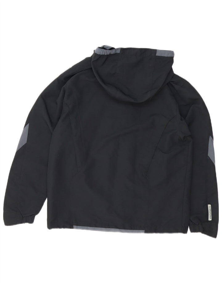 Giacca antipioggia con cappuccio da donna UMBRO UK 14 poliestere color block medio nero