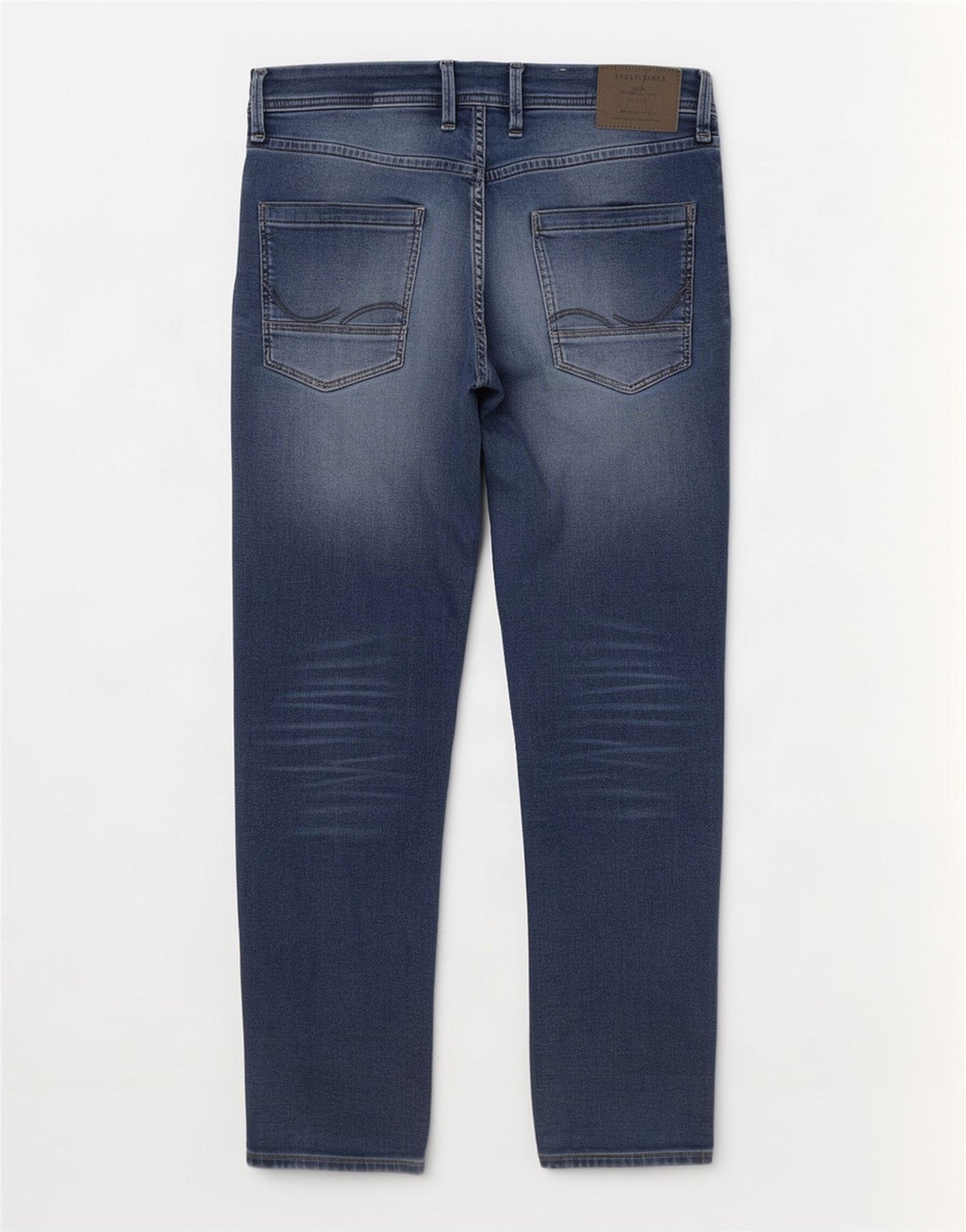 Jack & Jones Uomo Tim Slim Jeans W32 L30 Cotone Blu