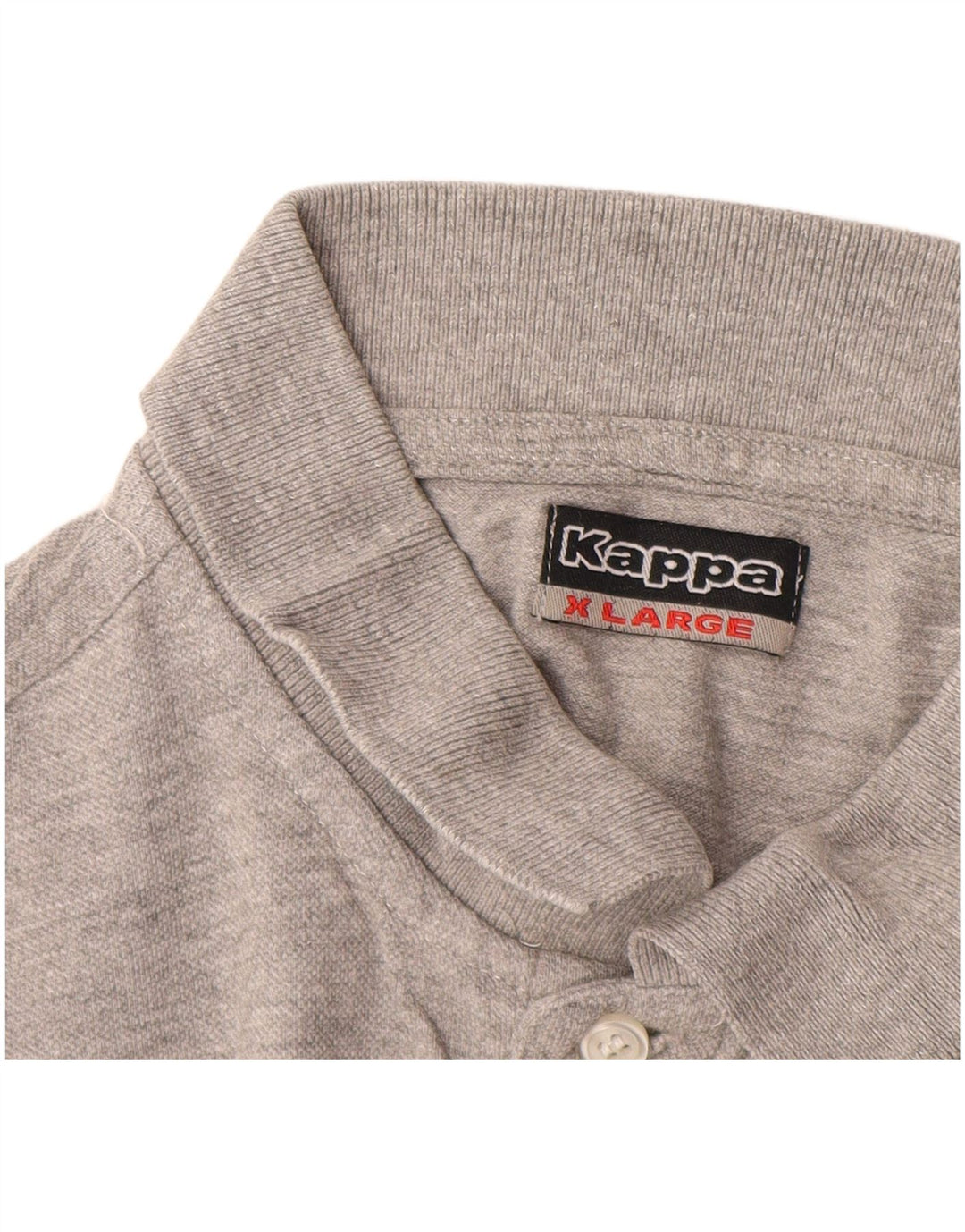 Polo Kappa Uomo XL Cotone Grigio