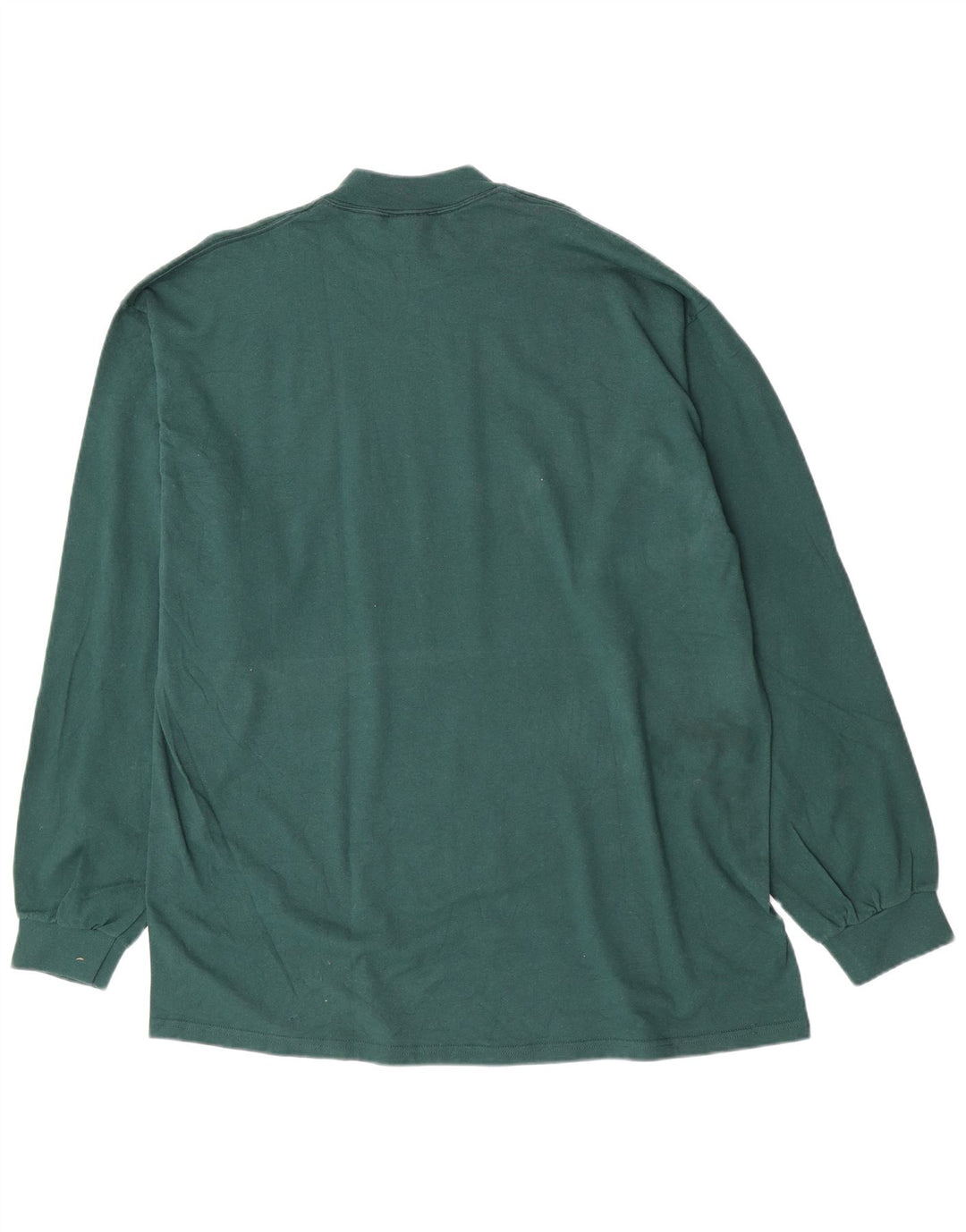Maglia Nike Uomo Manica Lunga 2XL Verde Cotone