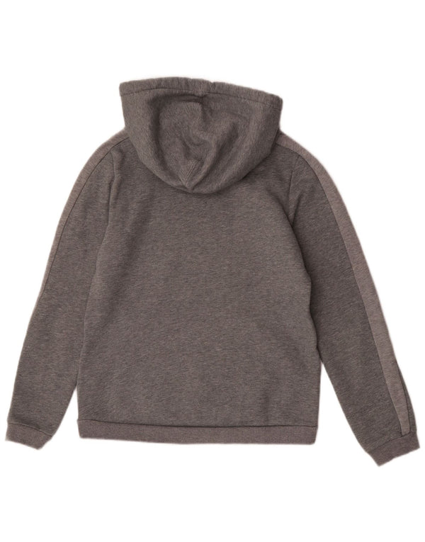 Felpa con cappuccio da donna Puma UK 10 Small Grey Colourblock Sports