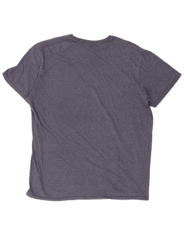 T-shirt Quiksilver Premium Fit da uomo XL XL in cotone blu navy