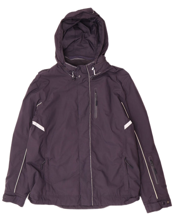 Crew Clothing Giacca a vento con cappuccio da uomo UK 42 XL Nylon blu navy