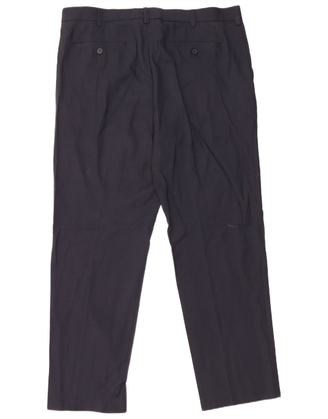 Pantaloni chino dritti da uomo IZOD W38 L32 poliestere blu navy