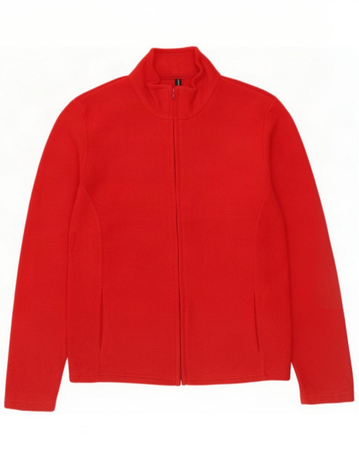 Giacca in pile da donna Marks & Spencer UK 12 Medium Red Poliestere