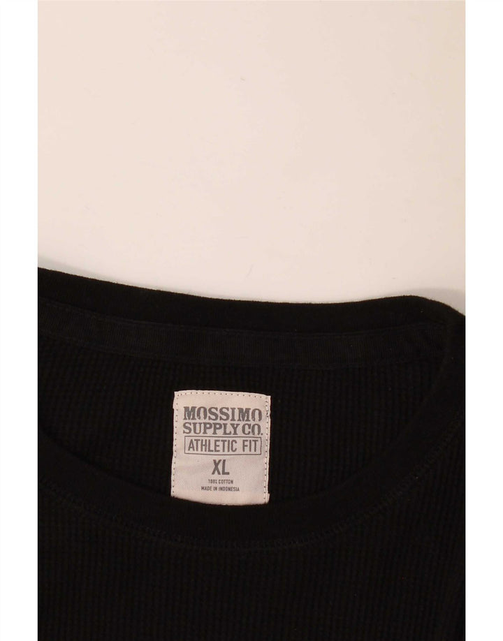 Maglione da uomo girocollo Mossimo XL in cotone nero