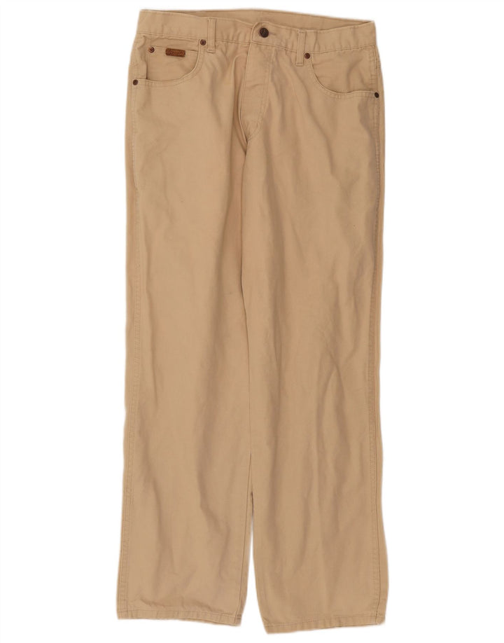 Pantaloni casual dritti da uomo Wrangler W32 L29 Beige
