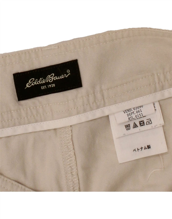 EDDIE BAUER Womens Cargo Skirt W34 Large Beige Cotton Vintage Eddie Bauer and Second-Hand Eddie Bauer from Messina Hembry 
