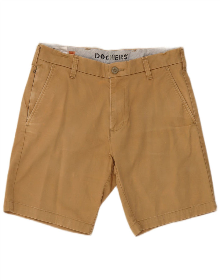 Pantaloncini chino da uomo Dockers W32 in cotone beige medio