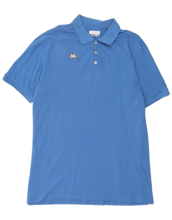 Polo Kappa Uomo 3XL Cotone Blu