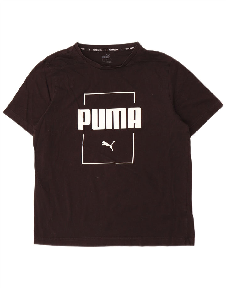 T-shirt grafica da uomo Puma Large nera