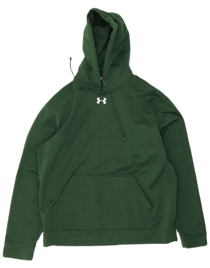 Felpa con cappuccio da uomo Under Armour grande poliestere verde