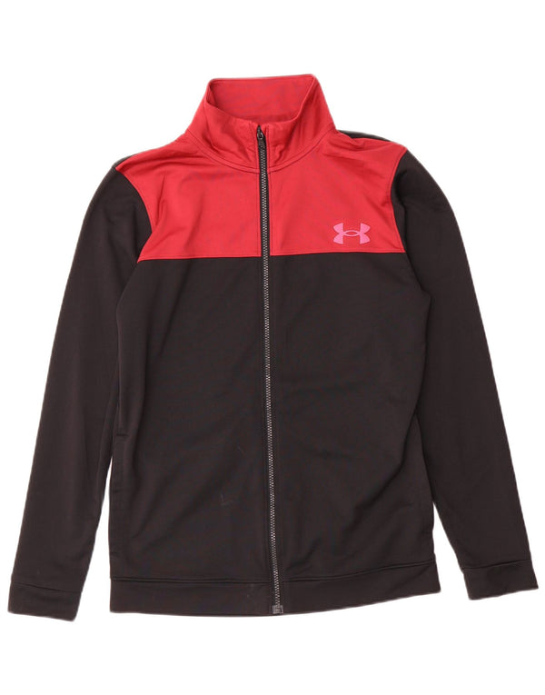 Giacca da ginnastica da uomo Under Armour piccola in poliestere color block nero
