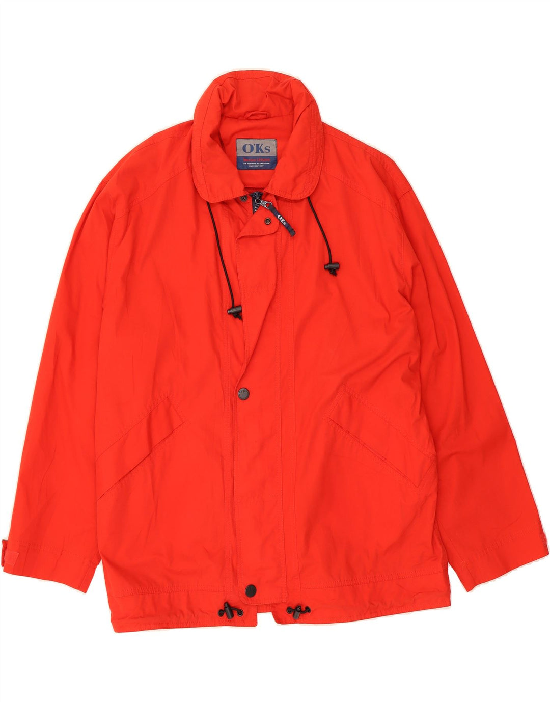 VINTAGE Mens Windbreaker Jacket UK 44 2XL Red Polyester Vintage Vintage and Second-Hand Vintage from Messina Hembry 