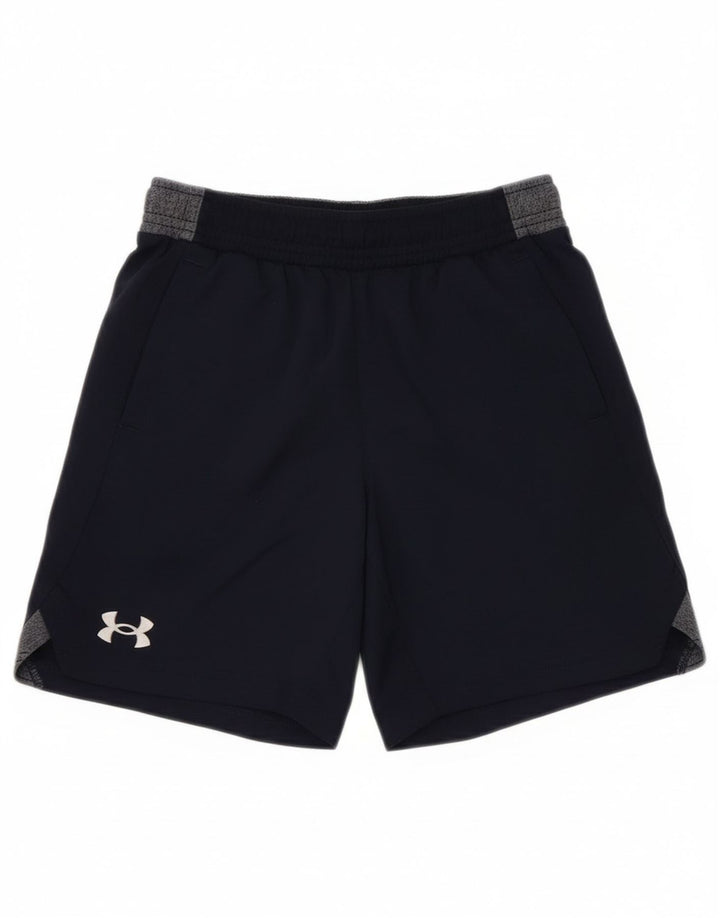 Pantaloncini sportivi Under Armour da bambino 7-8 anni Small Blu Navy Colourblock