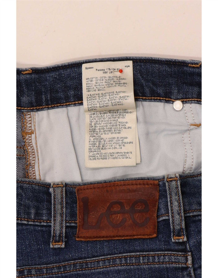 Jeans dritti da uomo Lee Brooklyn W36 L32 cotone blu
