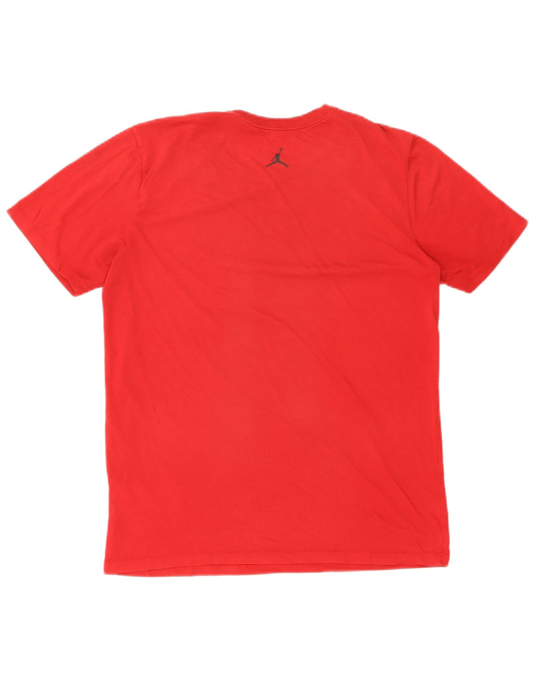 JORDAN T-shirt grafica da uomo Dri Fit in cotone rosso medio