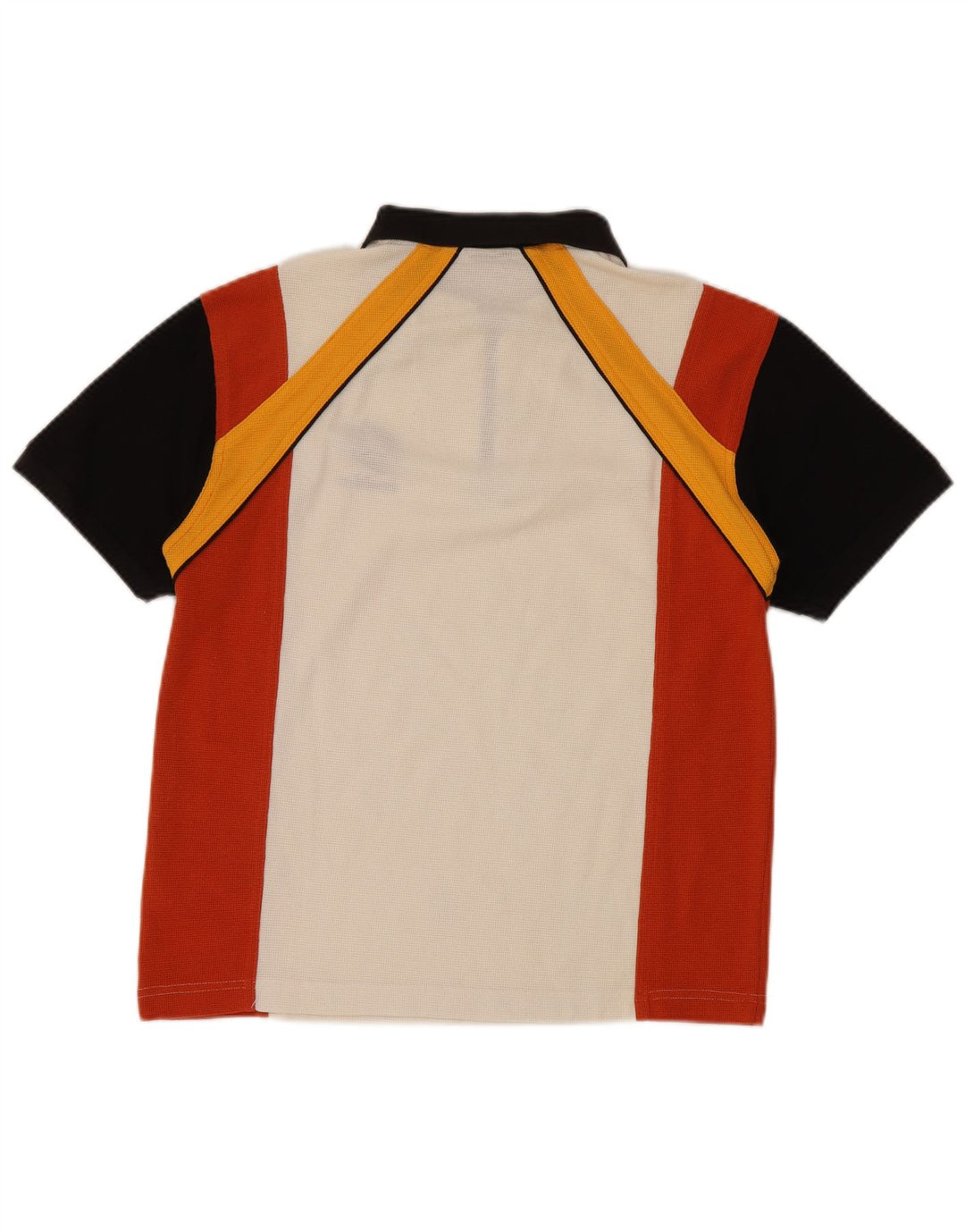 Polo da uomo LOTTO UK 36/38 Small Poliestere color block bianco