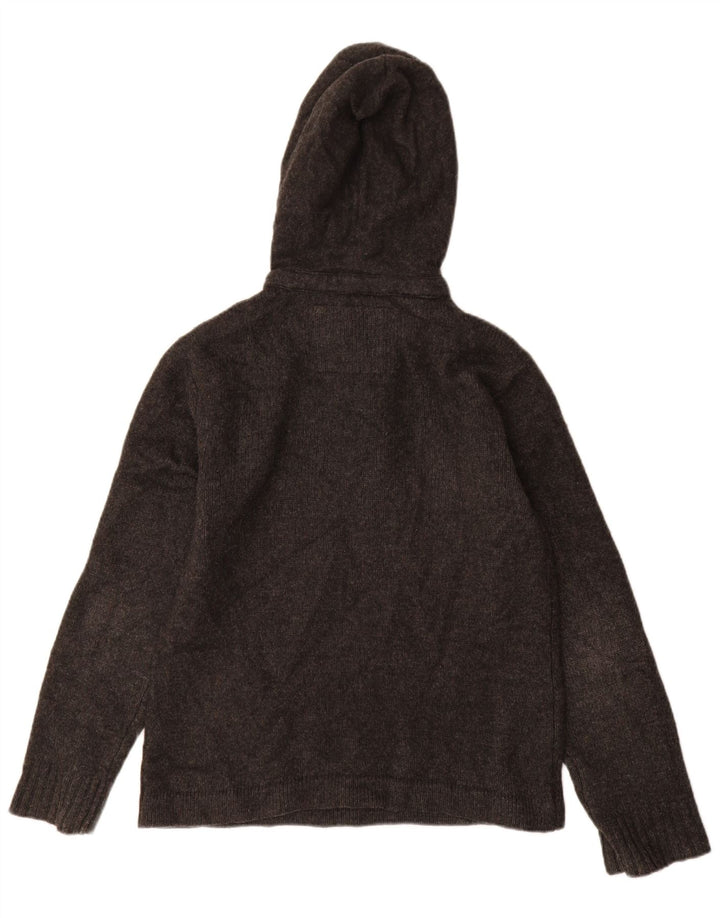 Maglione con cappuccio da uomo White Stuff in lana grigio medio