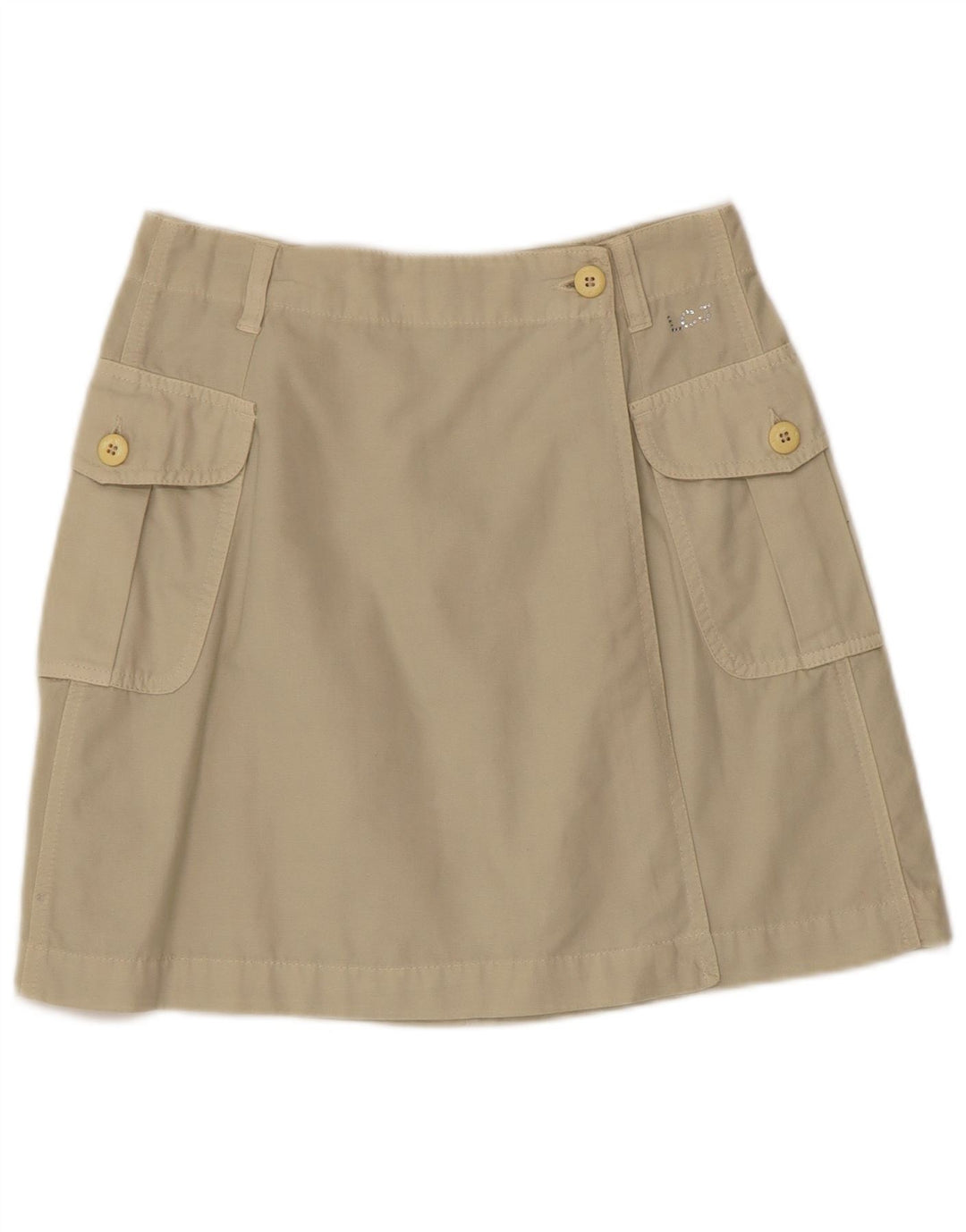 Gonna cargo avvolgente da donna Les Copains W28 Beige medio
