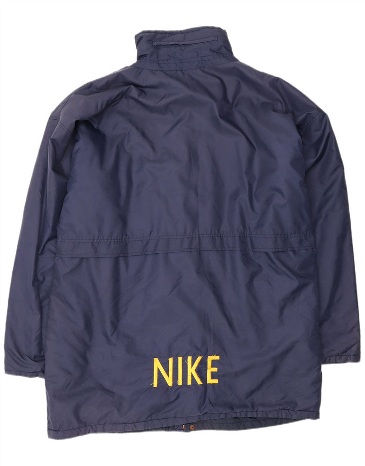Giacca a vento grafica da uomo Nike UK 42 XL blu navy
