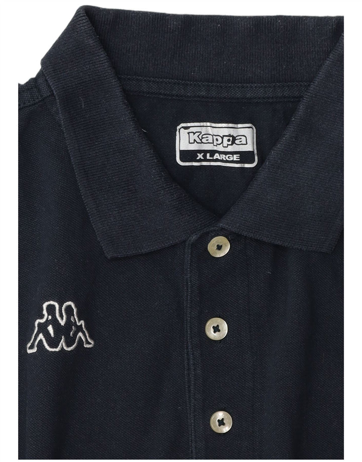 Polo Kappa da uomo XL blu navy