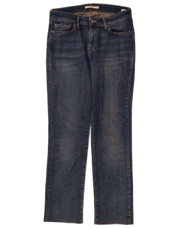 Jeans dritti Levi's 714 da donna W29 L30 cotone blu