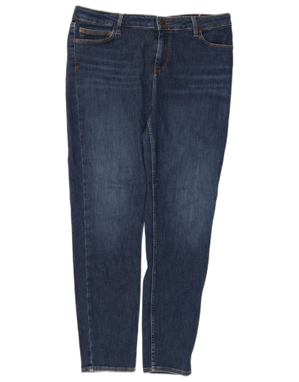 Jeans super skinny da uomo Fat Face UK 16 Large W36 L28 Cotone blu