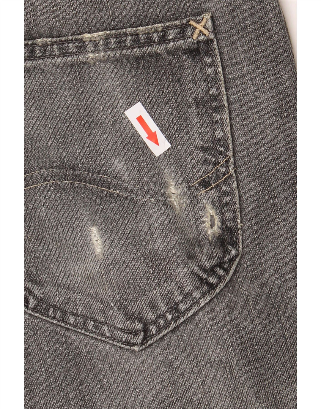 Jeans dritti da uomo LEE Daren W33 L34 cotone grigio